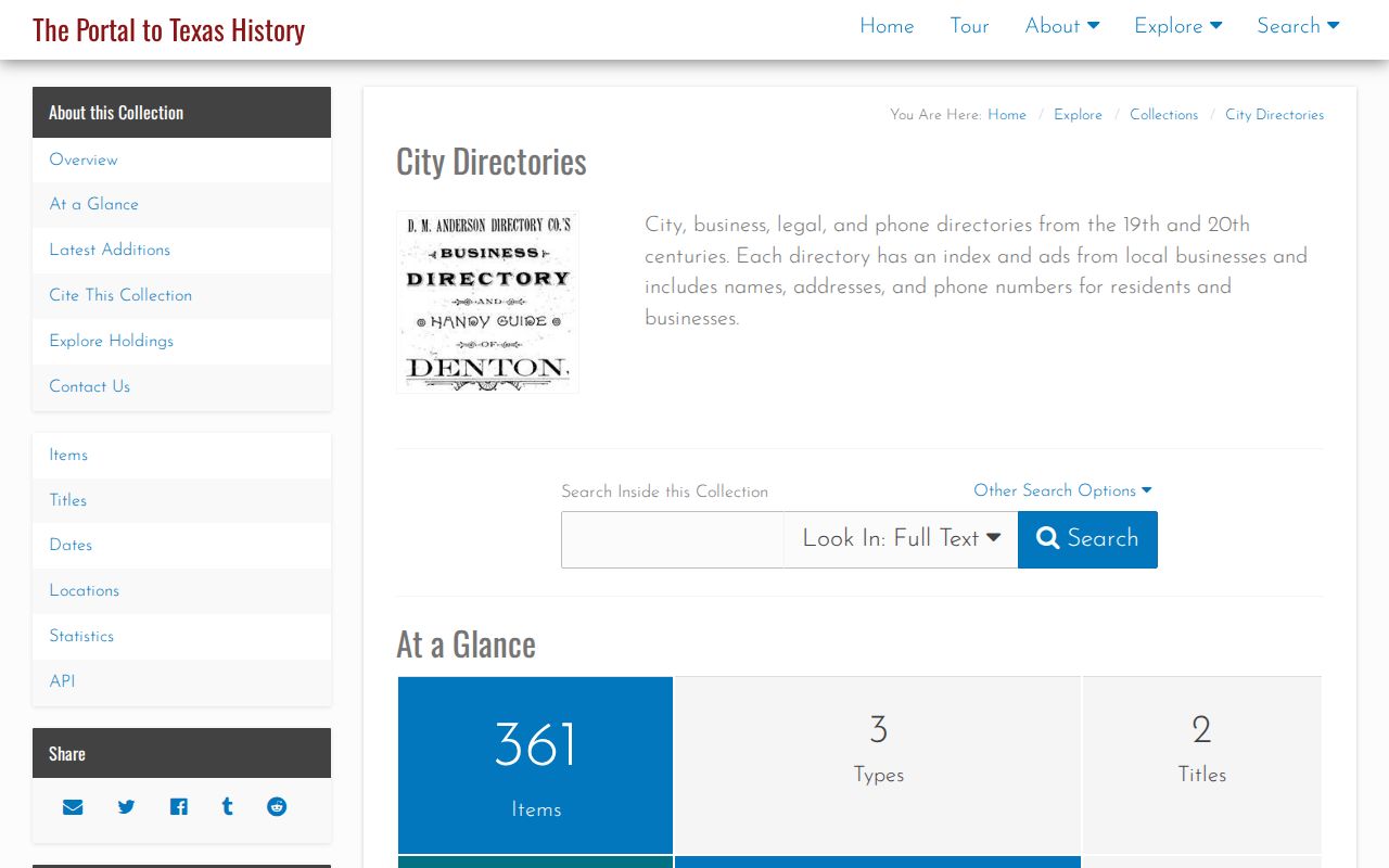 Watauga city directory regional search at UNT Portal to Texas History