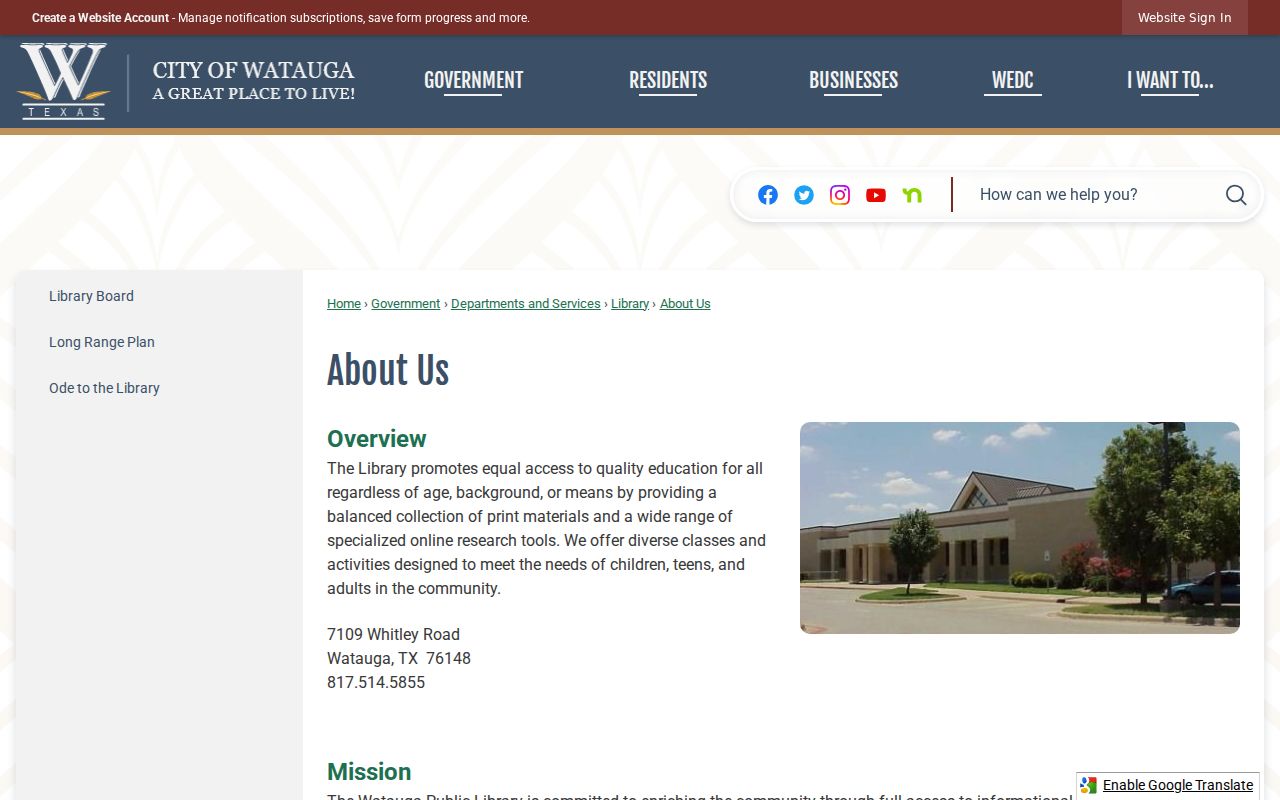 Watauga neighbors library reference resource and local-history research limitation