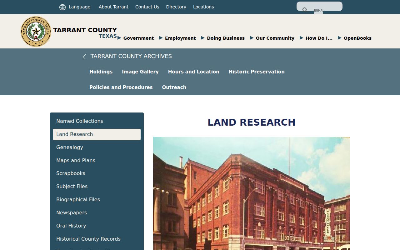 Watauga previous residents archive land and deed-card research route